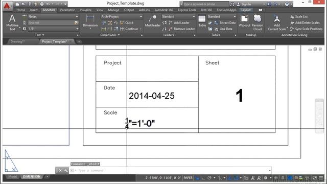 Annotation Part 1 AutoCAD 2015 смотреть онлайн