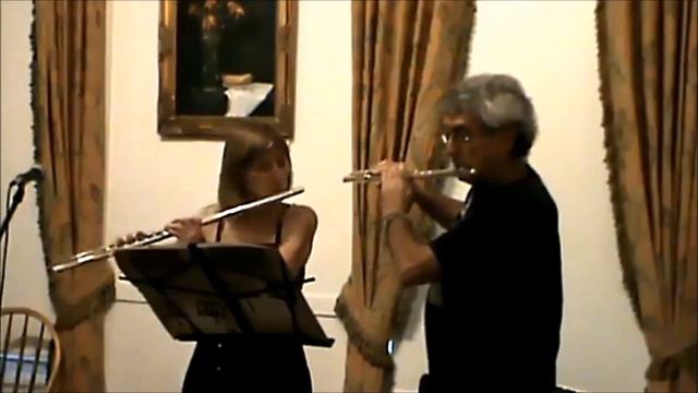 Flute Duet, Telemann, "Fantasia" performed by Melissa Holland & Paul Hewitt смотреть онлайн