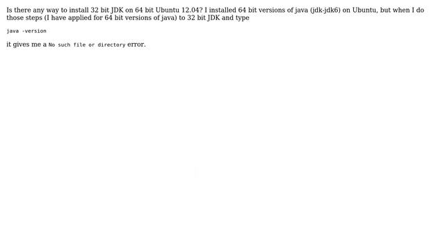 How to install 32 bit jdk on 64 bit? смотреть онлайн