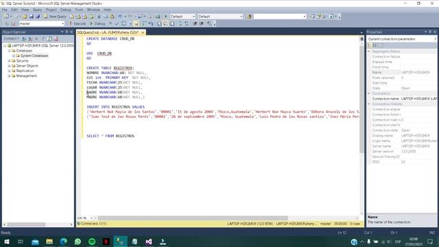BD para un CRUD| SQL Server 2014 смотреть онлайн