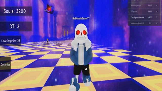 Starter Characters Showcase | Sans Multiverse Fight The Aus | Roblox смотреть онлайн
