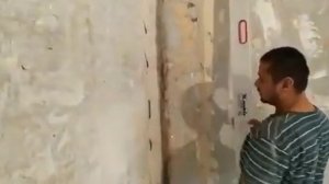 Как  Установить маяки на стену с помощью лазера