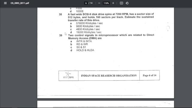 29 ISRO CS/IT 2011 | Previous Year ISRO QA | Revision edition | Study Smart | talks ai смотреть онлайн