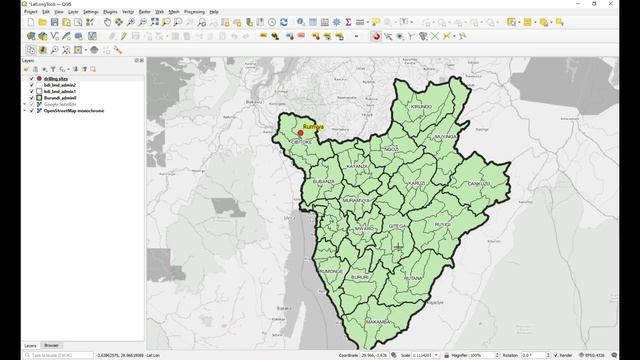 QGIS - Lat Lon Tools