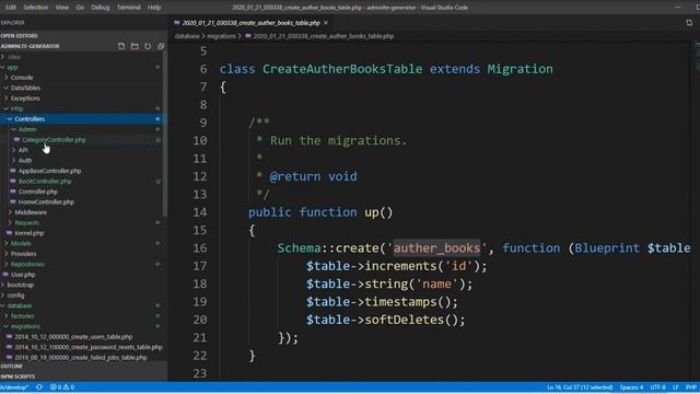Configure generator options with InfyOm Laravel Generator Part - 3 смотреть онлайн