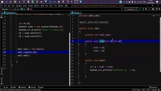 Java Class Object Methods With Arguments and Return Type смотреть онлайн