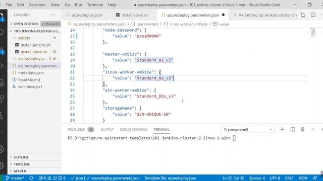 Jenkins cluster (Master/Slave) on Azure смотреть онлайн