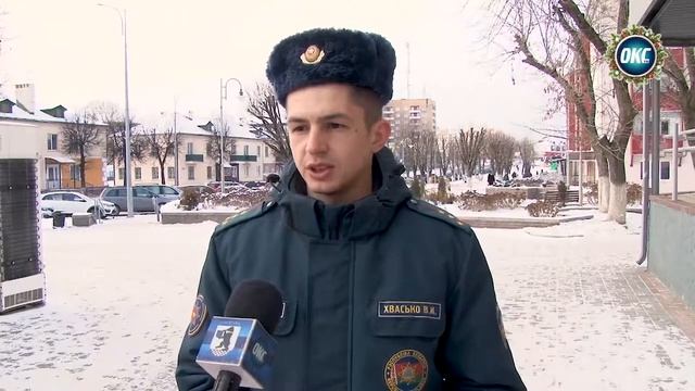 Спасатели проводят акцию «Безопасный Новый год!» смотреть онлайн