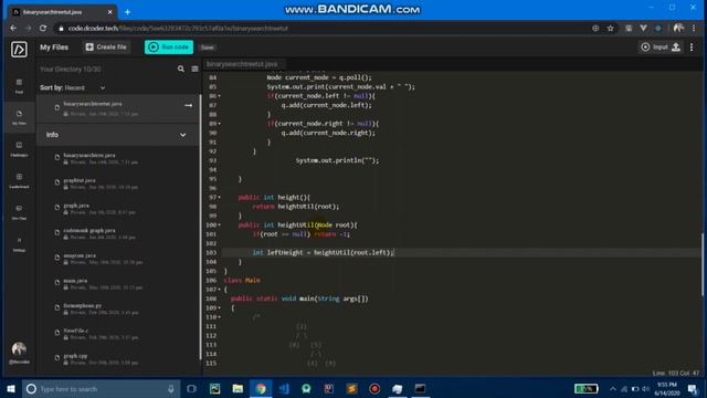 Part 7 | Height | Binary Search Tree in java смотреть онлайн
