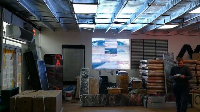 Медиафасад гибкий P25, размер сетки 750*600мм от ledmovie смотреть онлайн