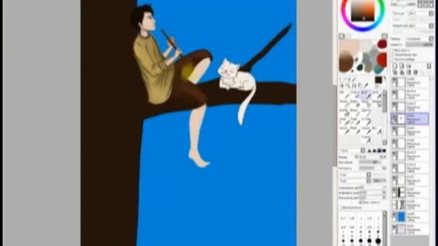 SPEEDPAINT | По ту сторону реки | Сева и Митя-кот смотреть онлайн