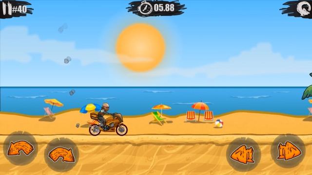 Moto X3M Bike Race Game BROWN HEAVY BIKE - Gameplay Android & iOS games смотреть онлайн
