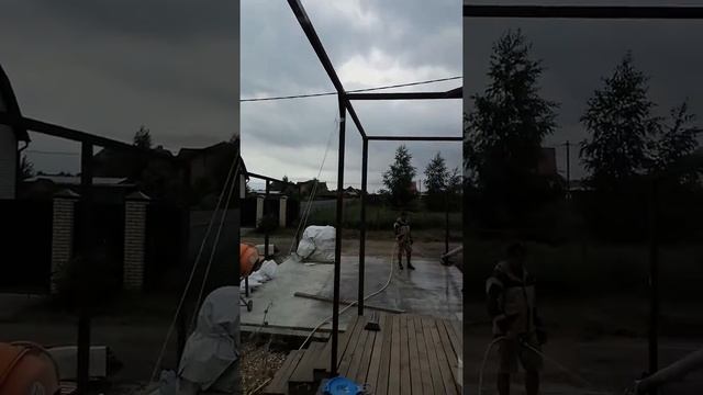 Каркас для летней террасы из металлопрофиля смотреть онлайн