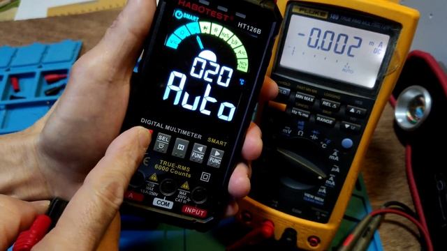HABOTEST HT126B (or Kaiweets ST600Y).6000 Counts,CATIII 600V VA SCREEN MULTIMETER.