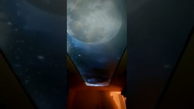 Нереальный натяжной потолок Звездное небо! Мерцание звезд. смотреть онлайн