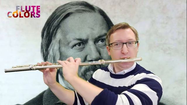 205 Glinka - Russian Polka - the Flute Colors way! - tutorial ENGLISH смотреть онлайн