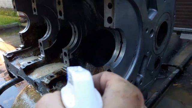 Двигатель. Мойка. Масляные отложения и нагар. смотреть онлайн