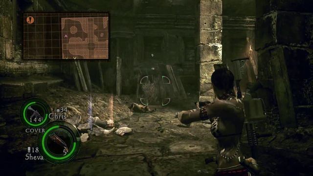 Resident Evil 5 (2009) - Sheva : Chapter 4 (Veteran Mode, Only Gameplay) смотреть онлайн