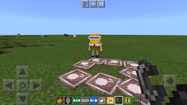 Nuclear TNT vs SpongeBob MOD in Minecraft PE смотреть онлайн