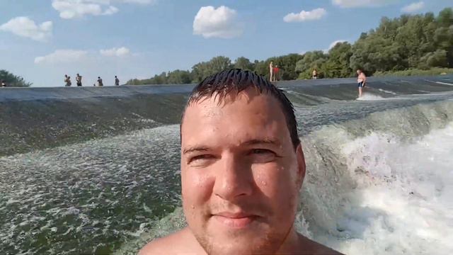 Плотина на р. Иргиз (селфи с водопадом) смотреть онлайн