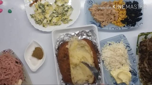 طريقة عمل الكومبير - بطاطا مشويه محشيه - بطاطا التركية بلفرن ( لذيذه و شهيه جدا جدا ) смотреть онлайн