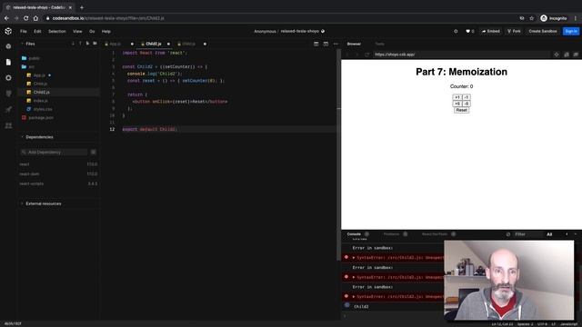 Quick React Tutorial, Part 7: Memoization смотреть онлайн