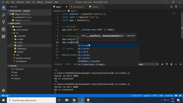 Stack MERN #4, Nodejs & Express Configuraciones del Backend смотреть онлайн