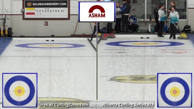Michelle Hartwell vs. Nicky Kaufman - Draw 3 - Alberta Curling Series - Event 2 смотреть онлайн