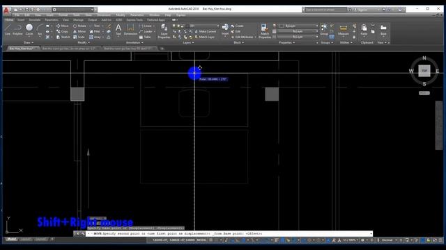 AutoCAD tutorial | How to apply From snap feature when drawing CAD смотреть онлайн