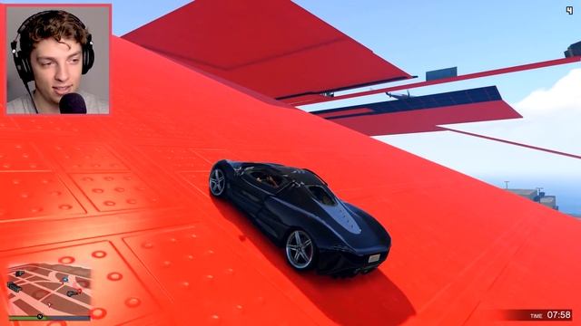 EXTREME Cars vs Runners Tightrope! - GTA 5 Funny Moments смотреть онлайн