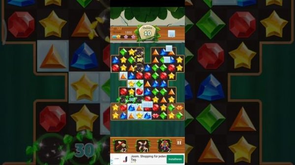 Jewels Jungle ? Level 184 ⭐⭐ 2021 - Jewels & Gems Match 3 Puzzle no Booster ? Android Gameplay ✅