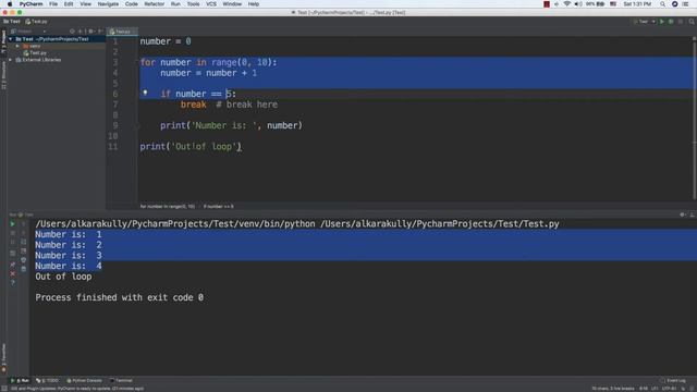 13-Python Tutorial - Using Break and Continue Statements смотреть онлайн
