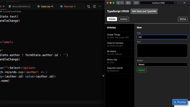 Tutorial CRUD com TypeScript e React (em português) смотреть онлайн