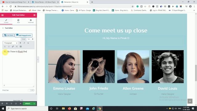 About Us Page: How to create Perfect About Us Page for WordPress Website | web development course смотреть онлайн
