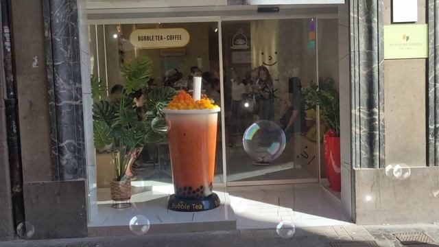 Bubble tea "Te con burbujas" inventado en Taiwan смотреть онлайн