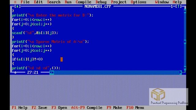 Addition OF Two Sparse Matrix смотреть онлайн