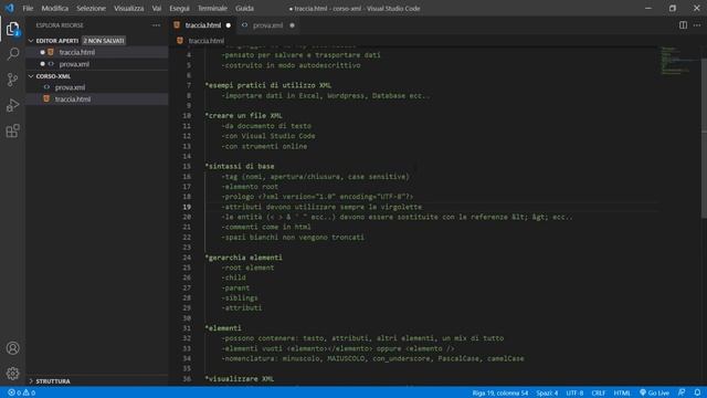 Corso XML introduttivo. Impara le basi in 30 minuti - XML Tutorial Italiano смотреть онлайн