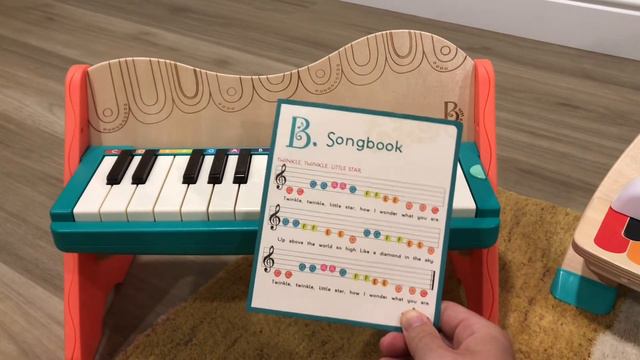 Review: Mini Maestro Toy Piano. B. toys Wooden Toy Piano - Mini Maestro смотреть онлайн