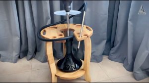 разборный кальянный столик из березы
