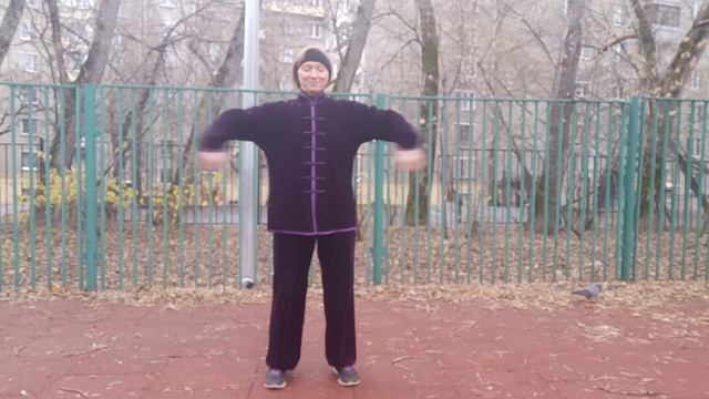 15.11.2020 - цигун. Разминка. Техника выполнения "Дерева" для набора энергии. Упражнение от стресса смотреть онлайн