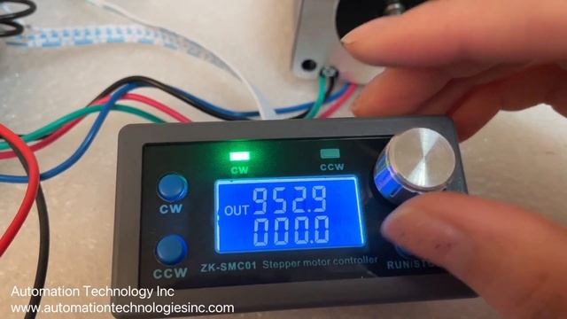 One Axis CNC Controller Testing with NEMA23 Stepper Motor смотреть онлайн