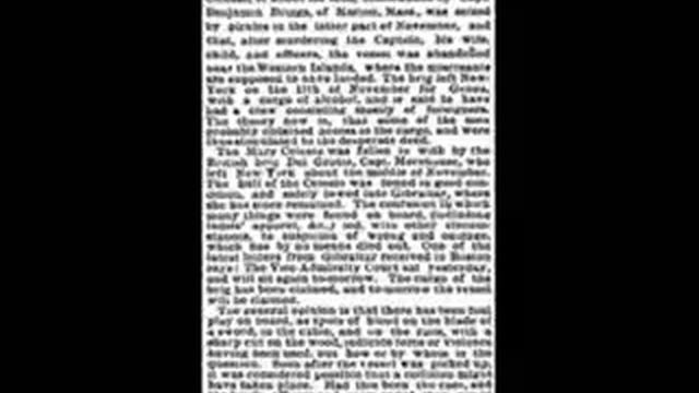 The Mary Celeste Mystery.... смотреть онлайн