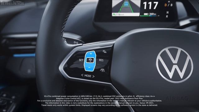 Volkswagen Travel Assist Explained (2022 Volkswagen ID.4) смотреть онлайн