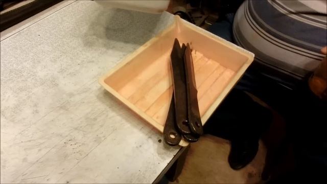 Травление метательных ножей в хлорном железе смотреть онлайн