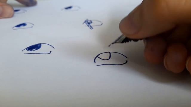 как просто нарисовать глаз смотреть онлайн