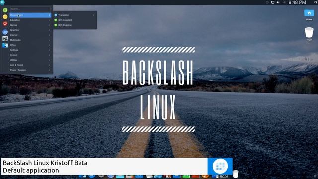 BackSlash Linux Kristoff Beta | A Cool and Powerful Desktop. смотреть онлайн