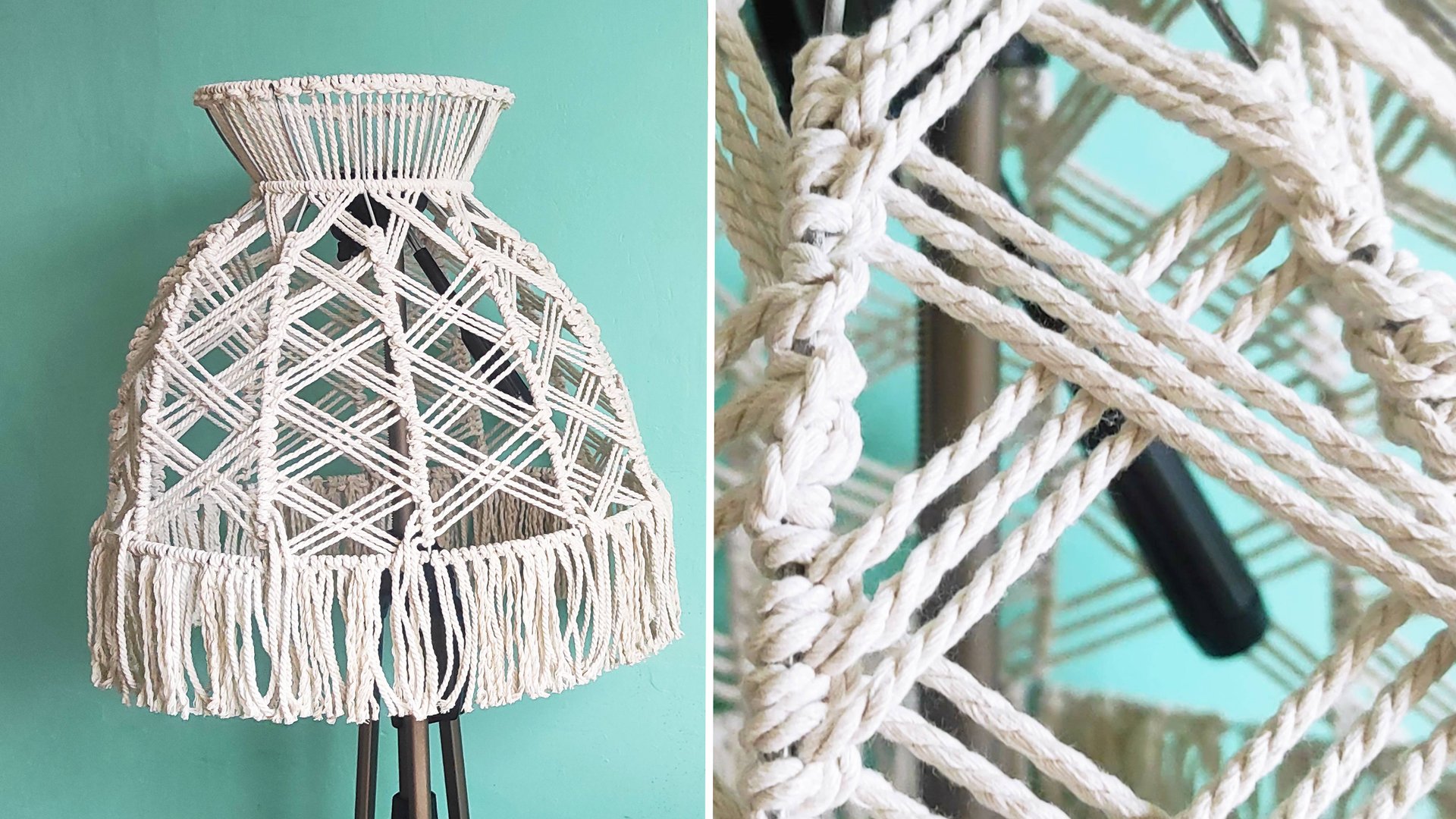 УЮТНЫЙ абажур своими руками / МК макраме для начинающих смотреть онлайн