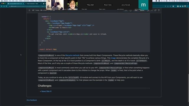 W19D1: React Life Cycle Review (1 of 1) смотреть онлайн
