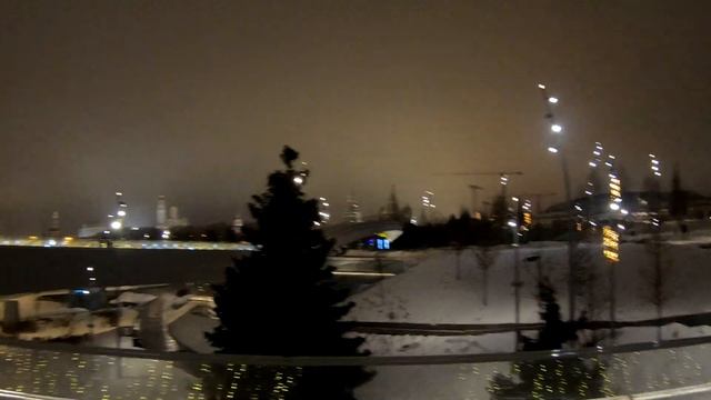 Прогулка по ночной Москве с GoPro Hero 7 Black (Moscow, night, GoPro Hero 7 Black) смотреть онлайн