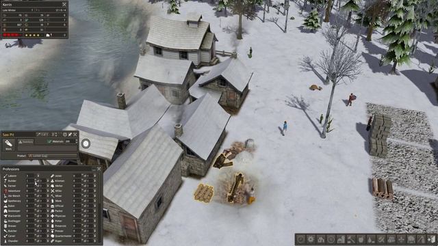Banished Colonial Charter - Как делать доски, строим школу, охота #5 смотреть онлайн